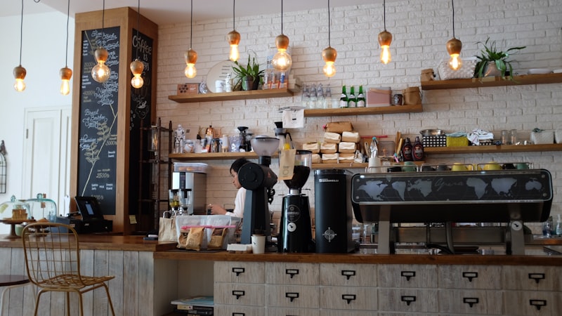 Historisches Kaffeehaus Interieur Nahaufnahme